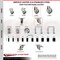 Service Caster 4 Inch 316SS Gray Polyurethane Swivel 1 Inch Expanding Stem Caster Set SCC SCC-SS316EX20S414-PPUB-1-4 - alternate 2